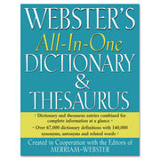 All-In-One Dictionary/thesaurus, Hardcover, 768 Pages