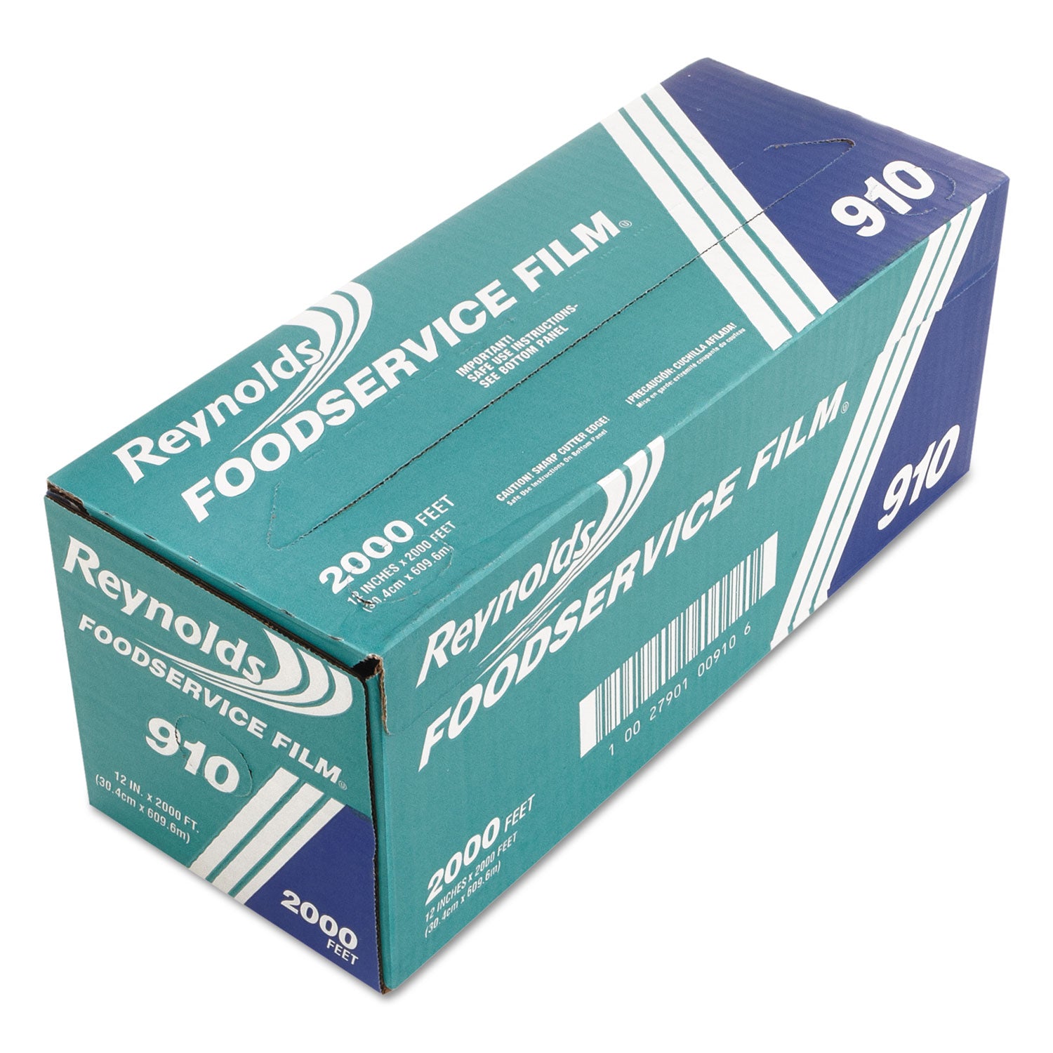 PVC Film Roll with Cutter Box, 12" x 2,000 ft