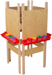 4-Sided Adjustable Easel with Plywood