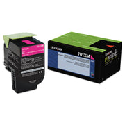 Lexmark Unison 701XM Original Extra High Yield Laser Toner Cartridge - Magenta - 1 Each