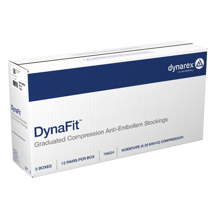 DynaFit Compression Stockings - Thigh, Medium - 12 pars per Box/5 boxes per Case