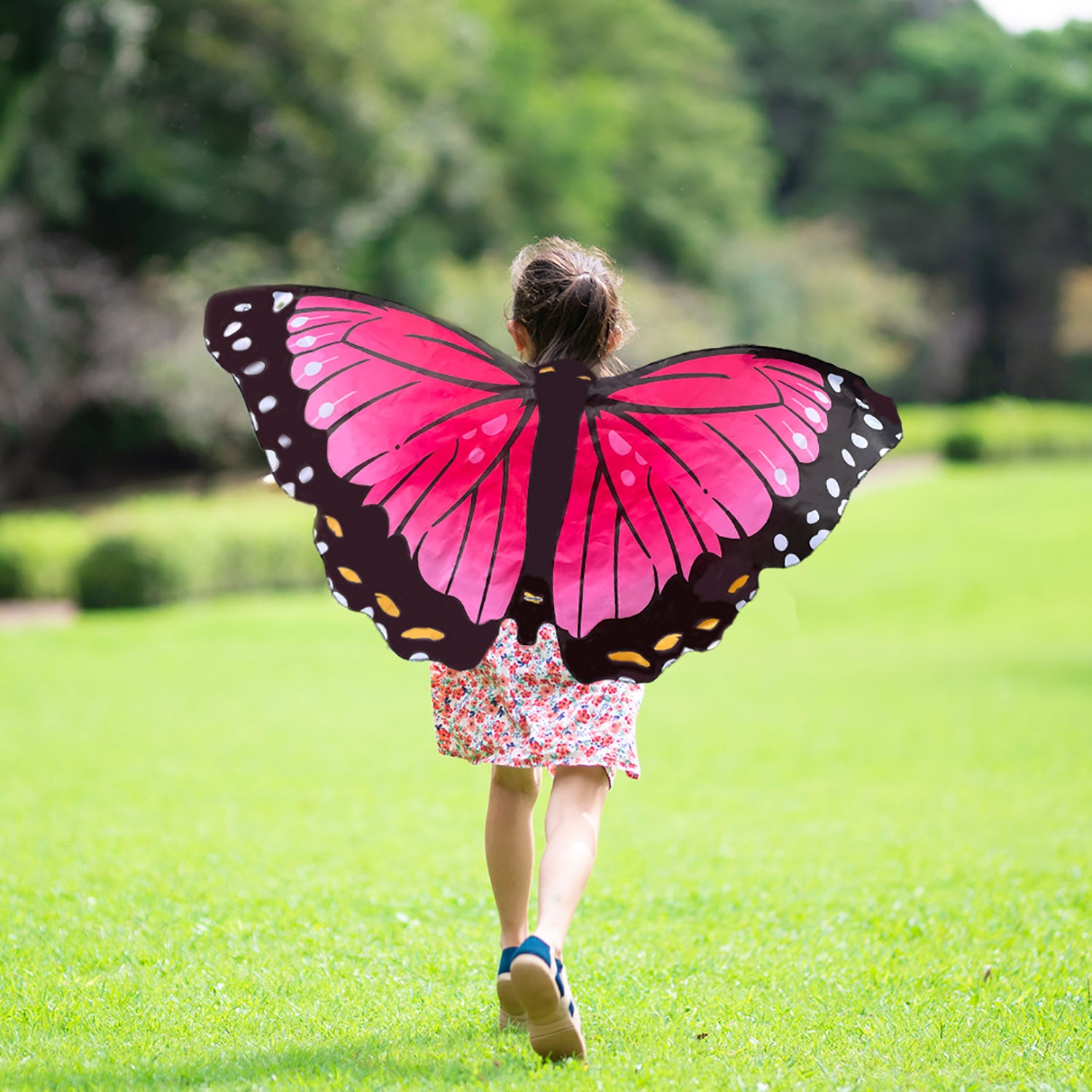 Dress-Up Morpho Butterfly Wings, Pink