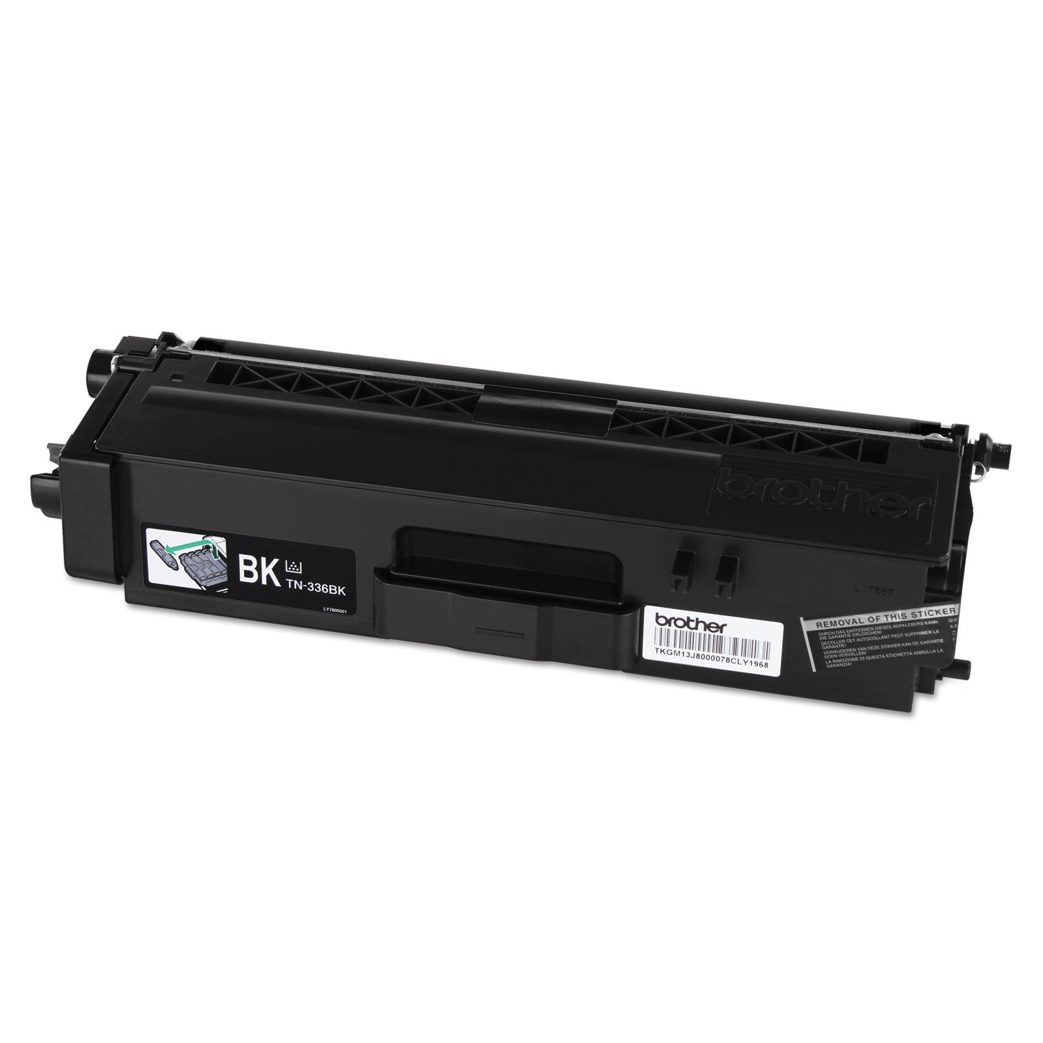 Brother TN336BK Original High Yield Laser Toner Cartridge - Black - 1 Each