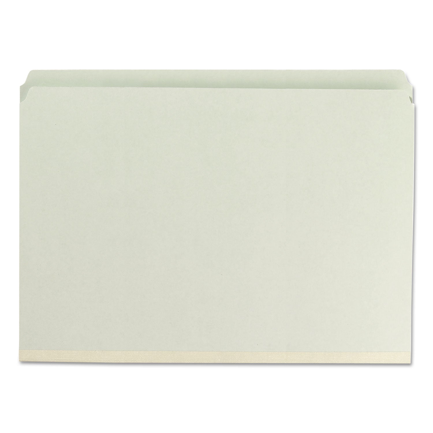Smead Straight Tab Cut Legal Recycled Fastener Folder - 8 1/2" x 14" - 2" Expansion - 2 x 2S Fastener(s) - 2" for Folder - 25 pt. - Pressboard - Gray, Green - 100% Recycled - 25 / Box