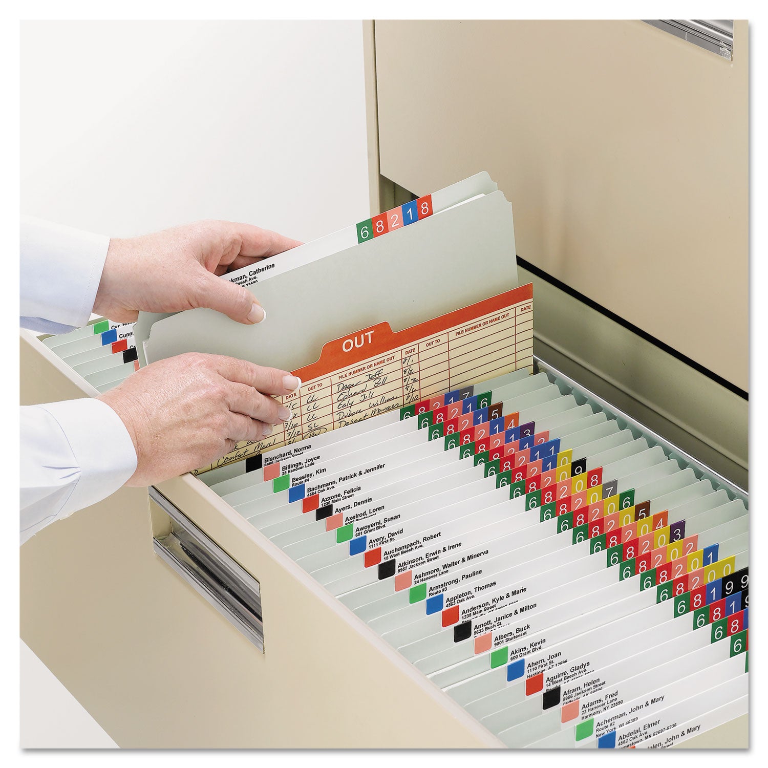 Smead Straight Tab Cut Letter Recycled Fastener Folder - 8 1/2" x 11" - 2" Expansion - 2 x 2S Fastener(s) - 2" for Folder - 25 pt. - Pressboard - Gray/Green - 100% Recycled - 25 / Box