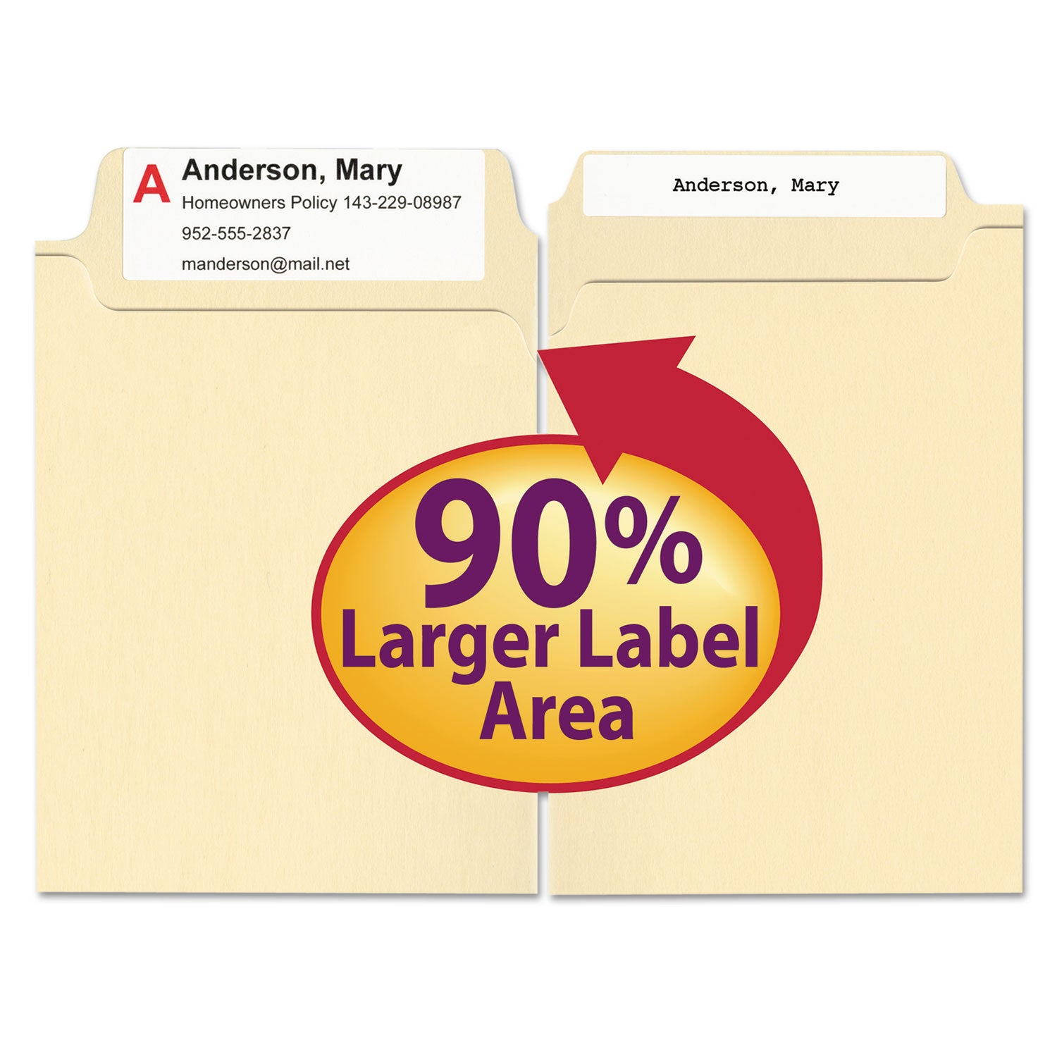 Smead SuperTab 1/3 Tab Cut Letter Recycled Top Tab File Folder - 8 1/2" x 11" - 3/4" Expansion - Top Tab Location - Assorted Tab Position - 11 pt. - 1 Plys - Manila - 10% Recycled - 100 / Box
