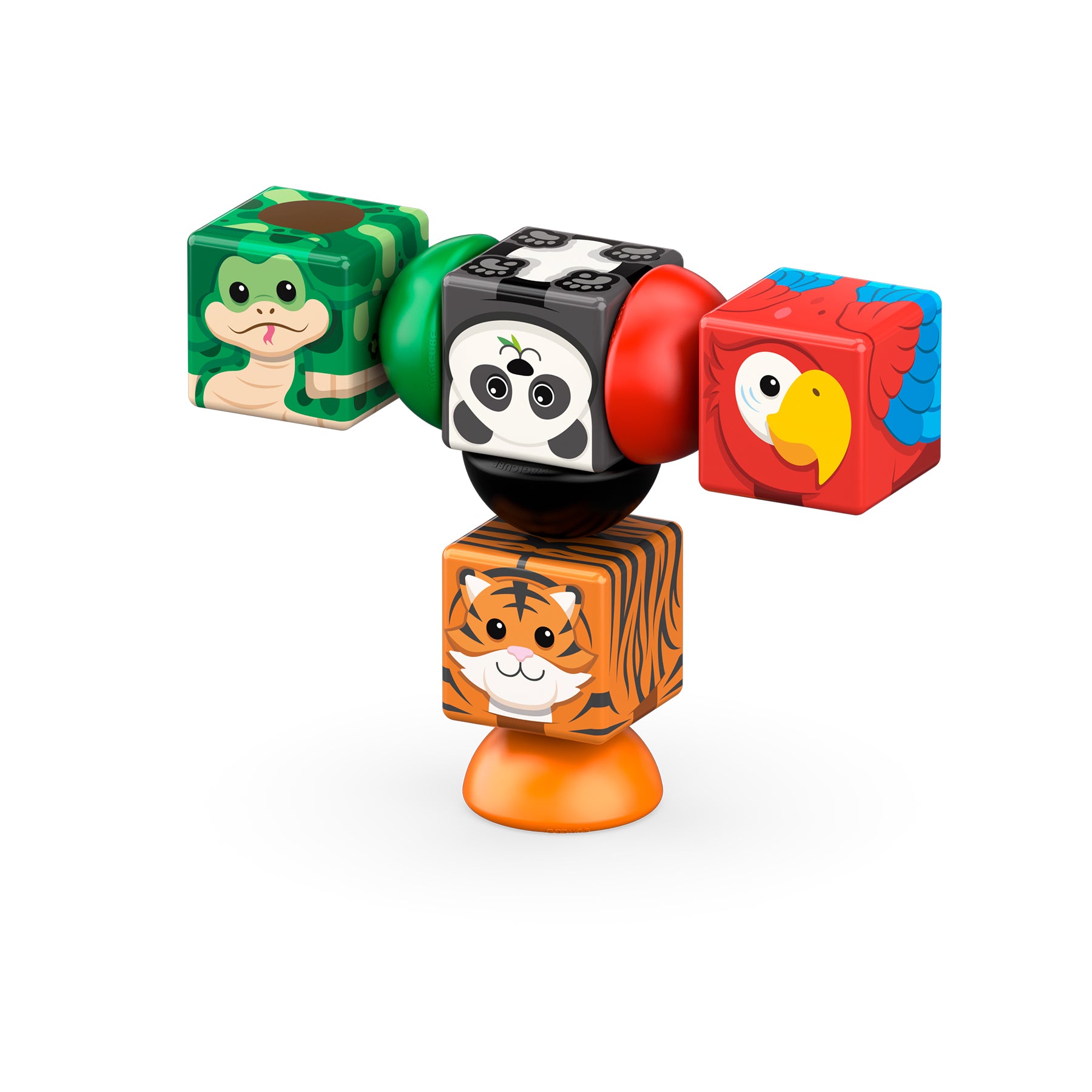 GEOMAG MAGICUBE STACK JUNGLE 8PCS