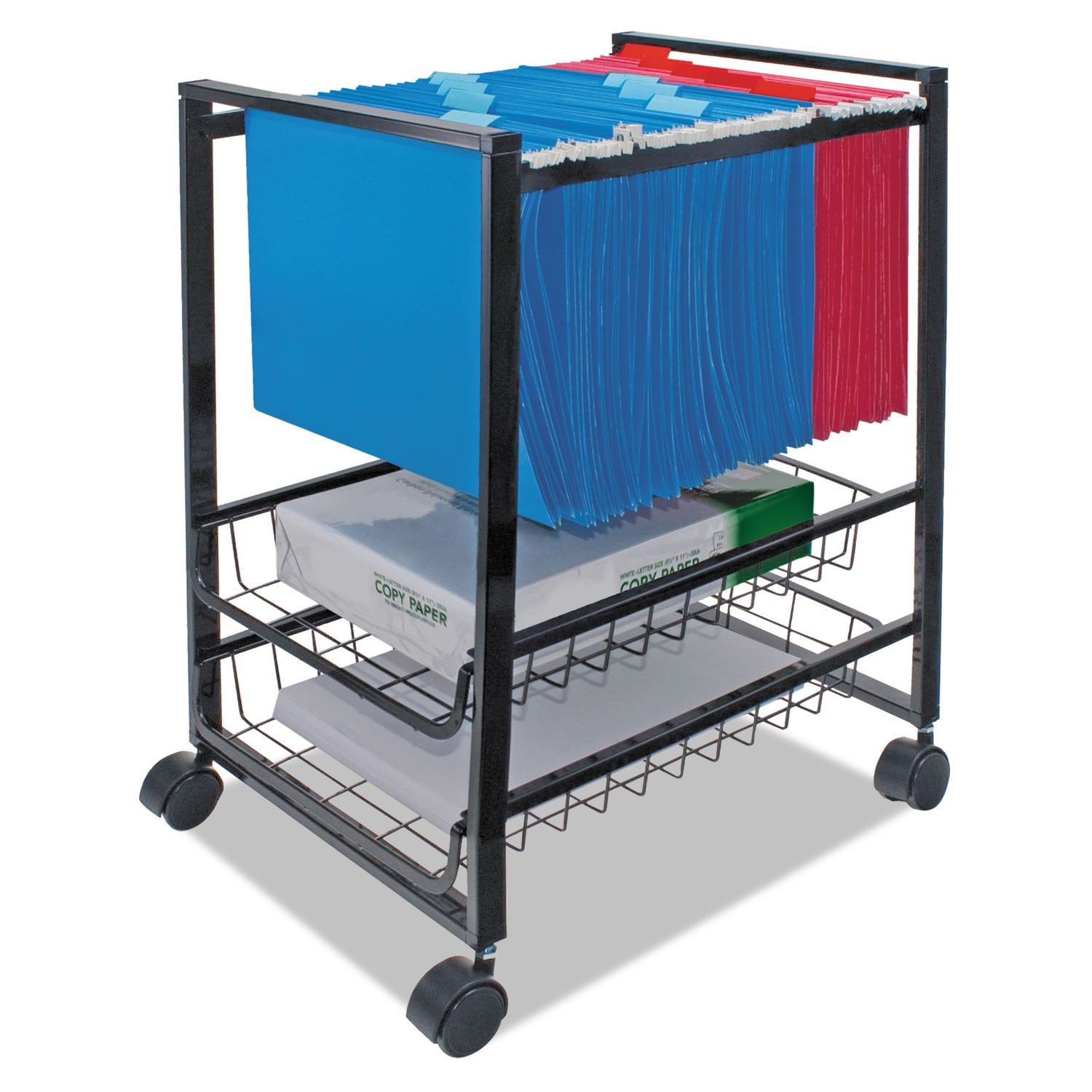 Mobile File Cart, Letter Size Suspension File