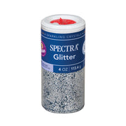Glitter, Silver, 4 oz., 1 Jar