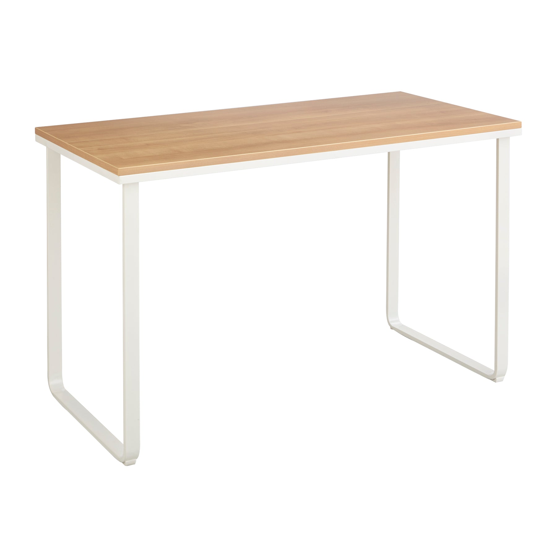 Steel Workstation - Bch Wht