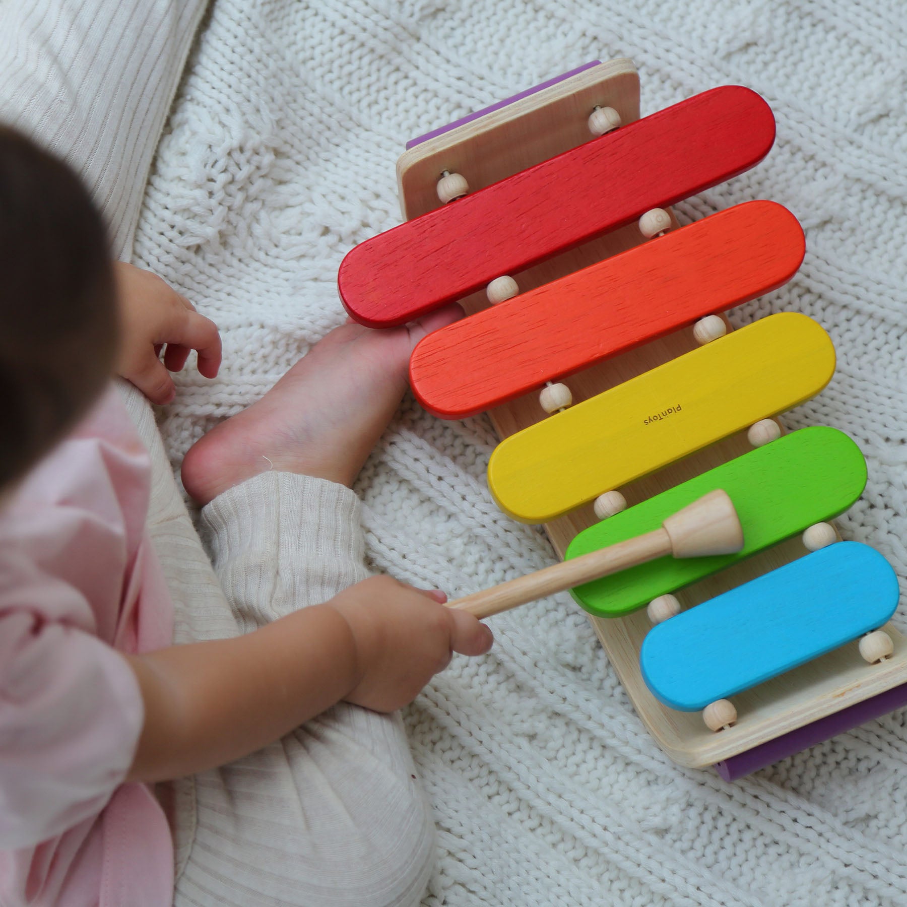 Wooden Oval Xylophone Musical Toy