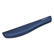 Fellowes PlushTouch Microban Keyboard Wrist Rest - 1" Height x 18.13" Width x 3.19" Depth - Blue - Foam - Wear Resistant, Tear Resistant, Skid Proof - 1 Each