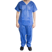 Disposable Scrub Shirt, V-Neck,  - 1 pcs per Bag/30 Bags per Case