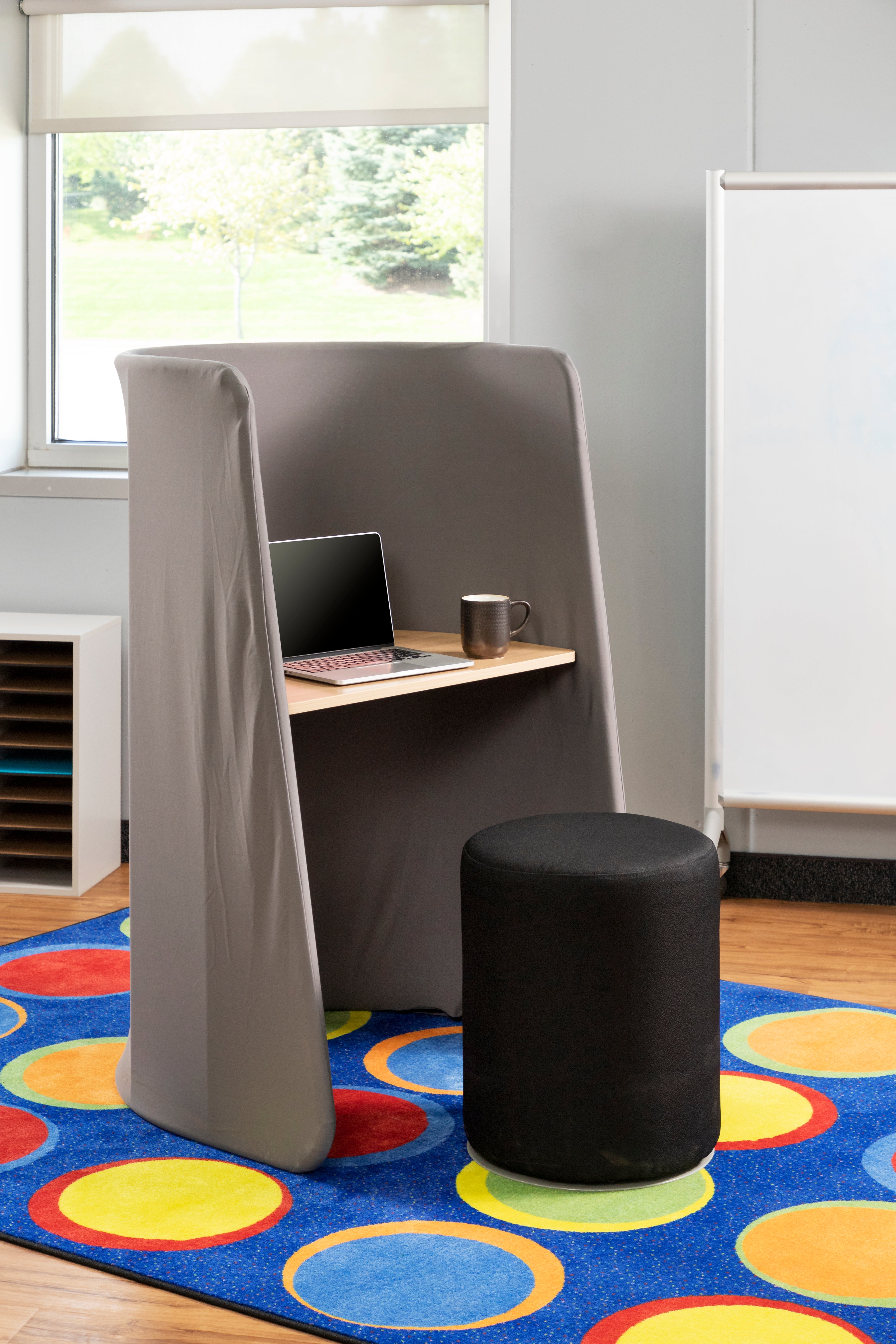 Lrg Roam Workstation Dk Gr