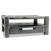 CRT Display Type Supported - 3.50" Height x 13.25" Width - Plastic - Black