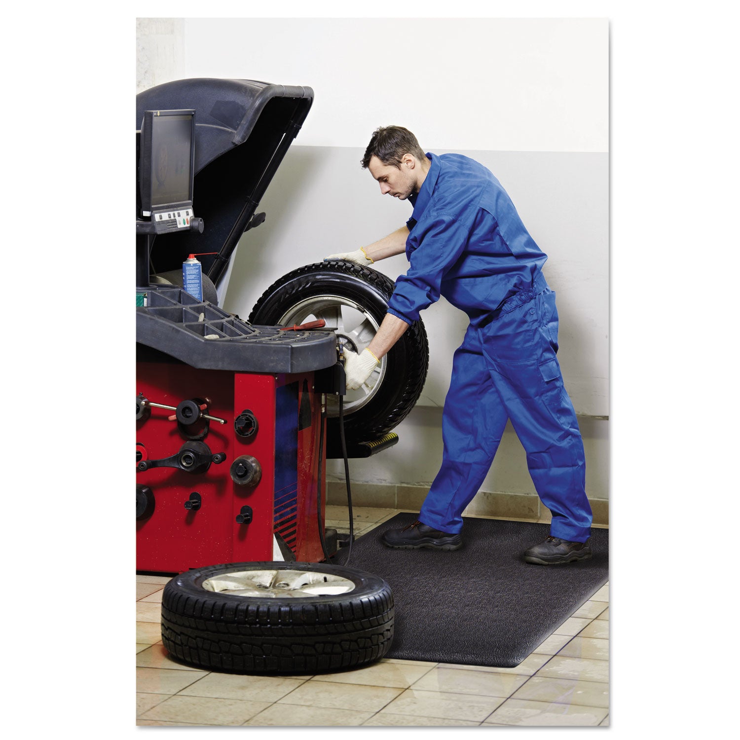 Soft Step Supreme Anti-Fatigue Floor Mat, 36 X 60, Black