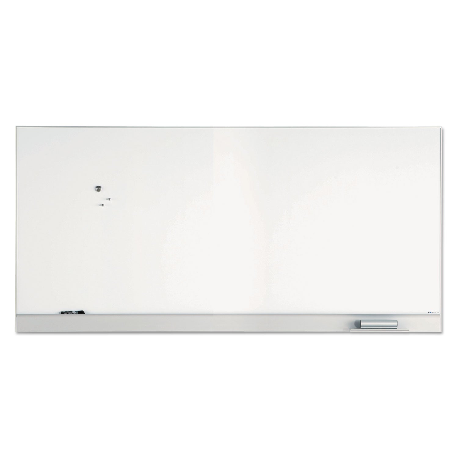 Polarity™ Magnetic Dry Erase White Board - 96" x 46" Aluminum Frame