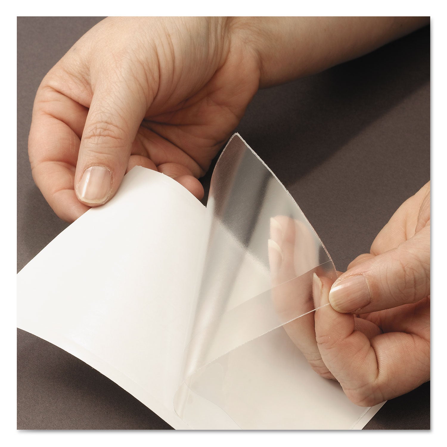 Smead Self-Adhesive Pockets - For 5 5/16" x 3 5/8" Sheet - Clear - Poly - 100 / Box