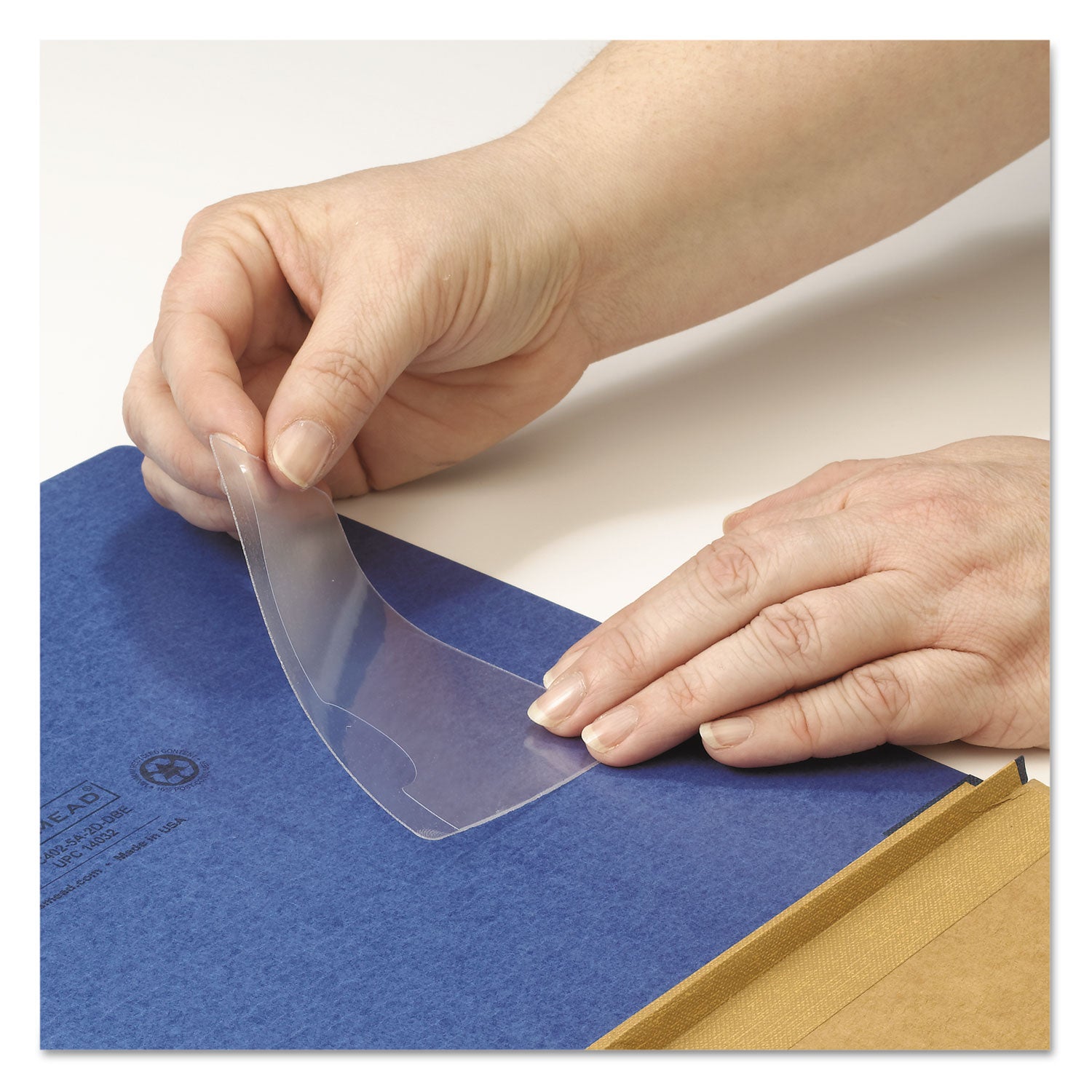 Smead Self-Adhesive Pockets - 3" Length - Clear - Poly - 100 / Box