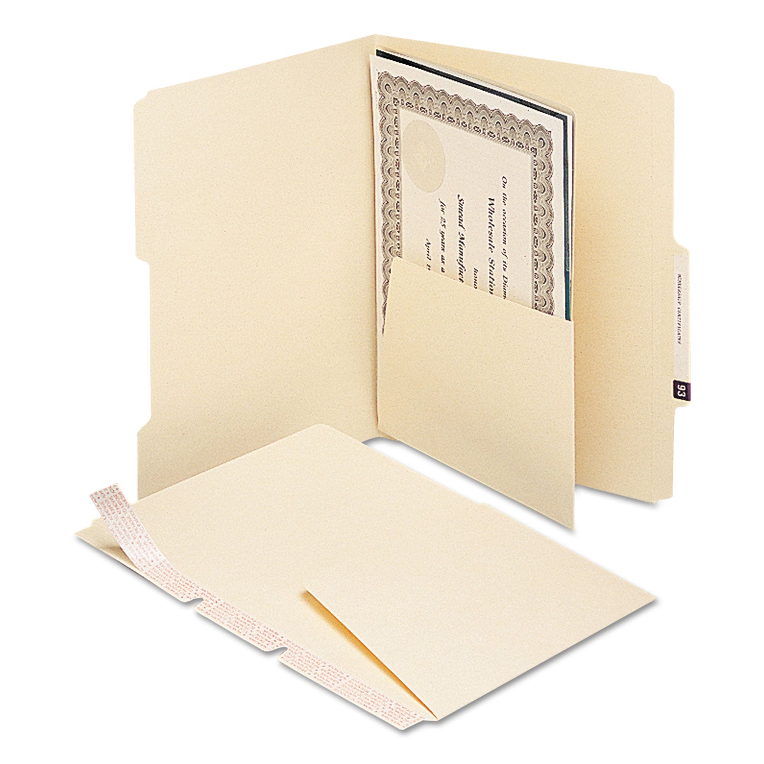 For Letter 8 1/2" x 11" Sheet - Manila - 25 / Pack