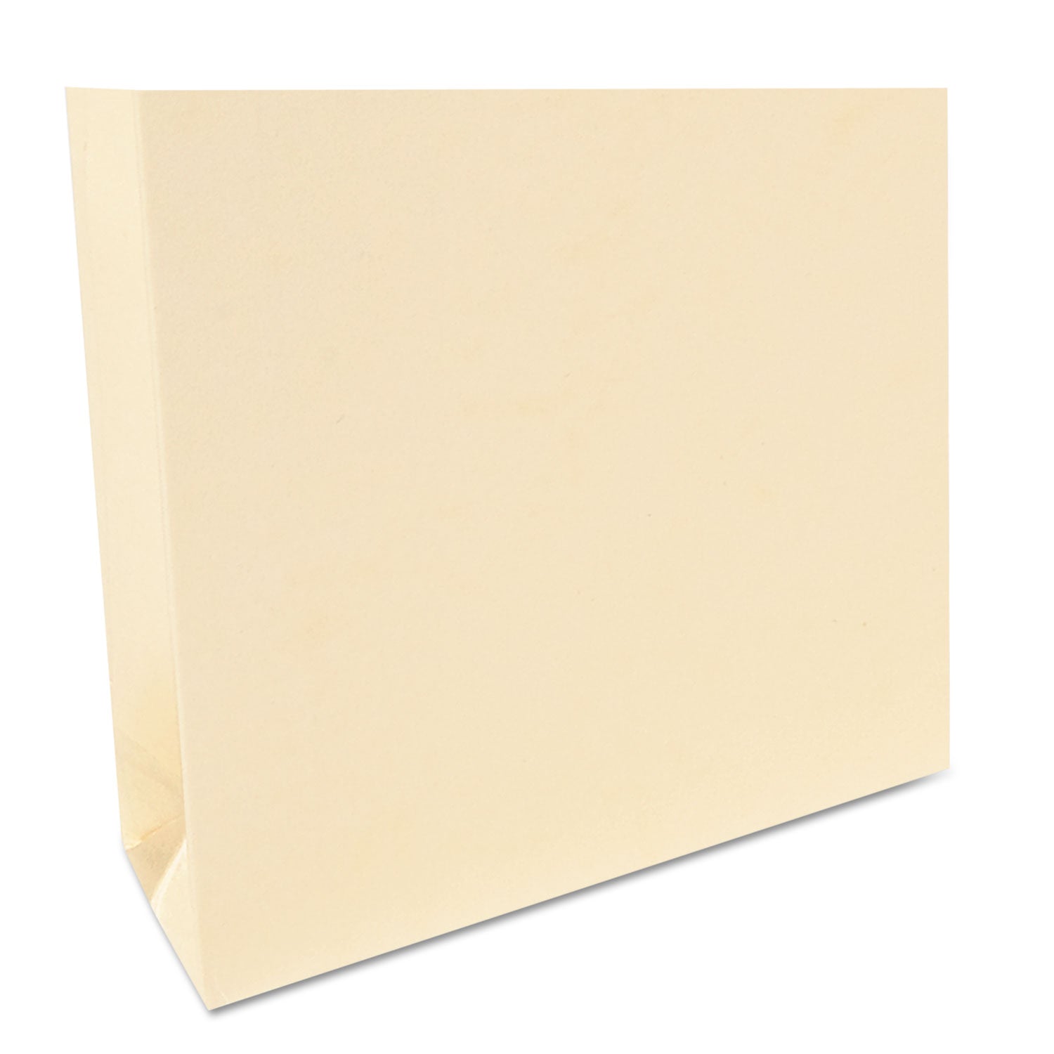 Smead Straight Tab Cut Letter Recycled File Jacket - 8 1/2" x 11" - 1" Expansion - 11 pt. - 2 Plys - Manila - Reinforced, Slip Resistant - 10% Recycled - 50 / Box