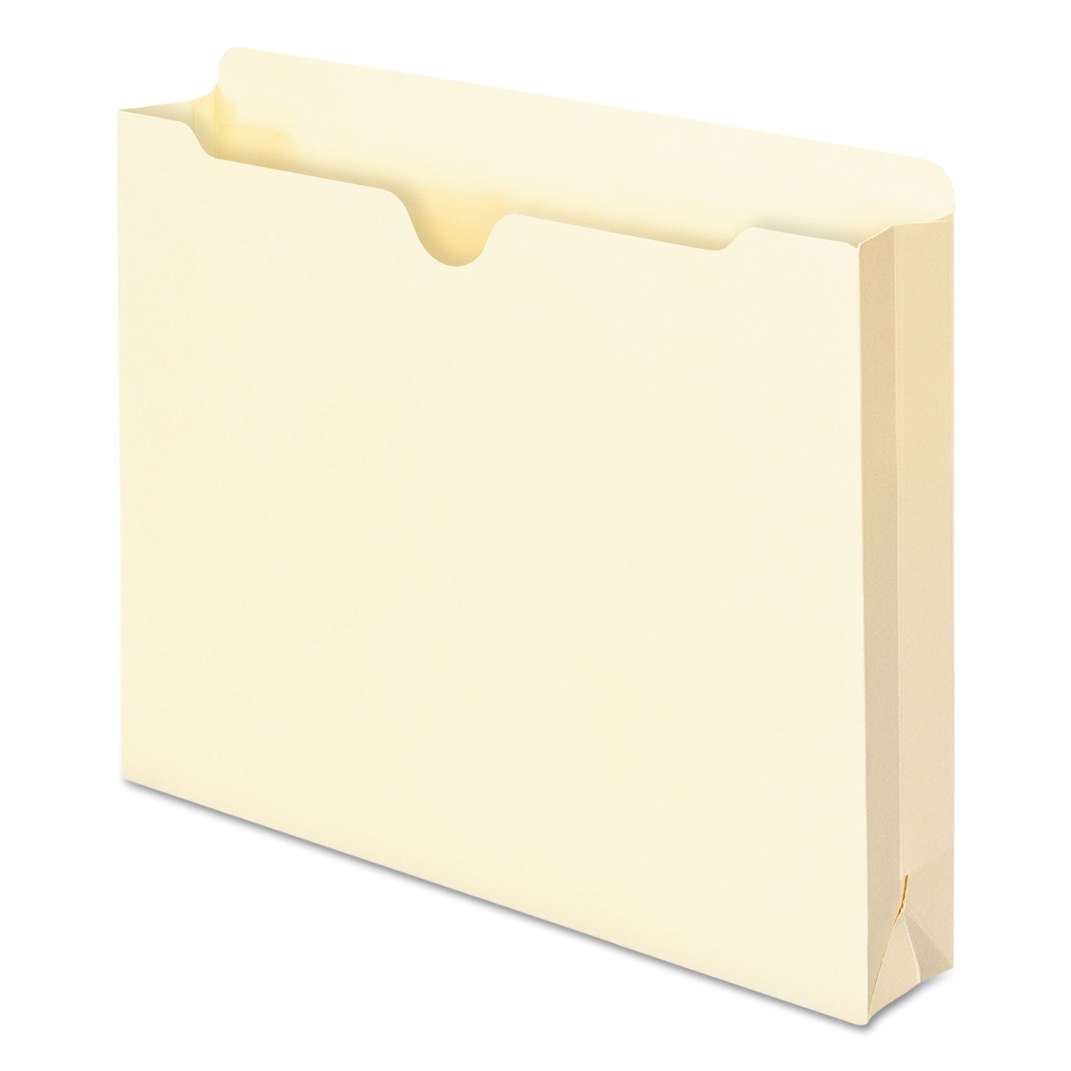 Smead Letter Recycled File Jacket - 8 1/2" x 11" - 2" Expansion - 11 pt. - 1 Plys - Manila - Slip Resistant - 10% Recycled - 50 / Box