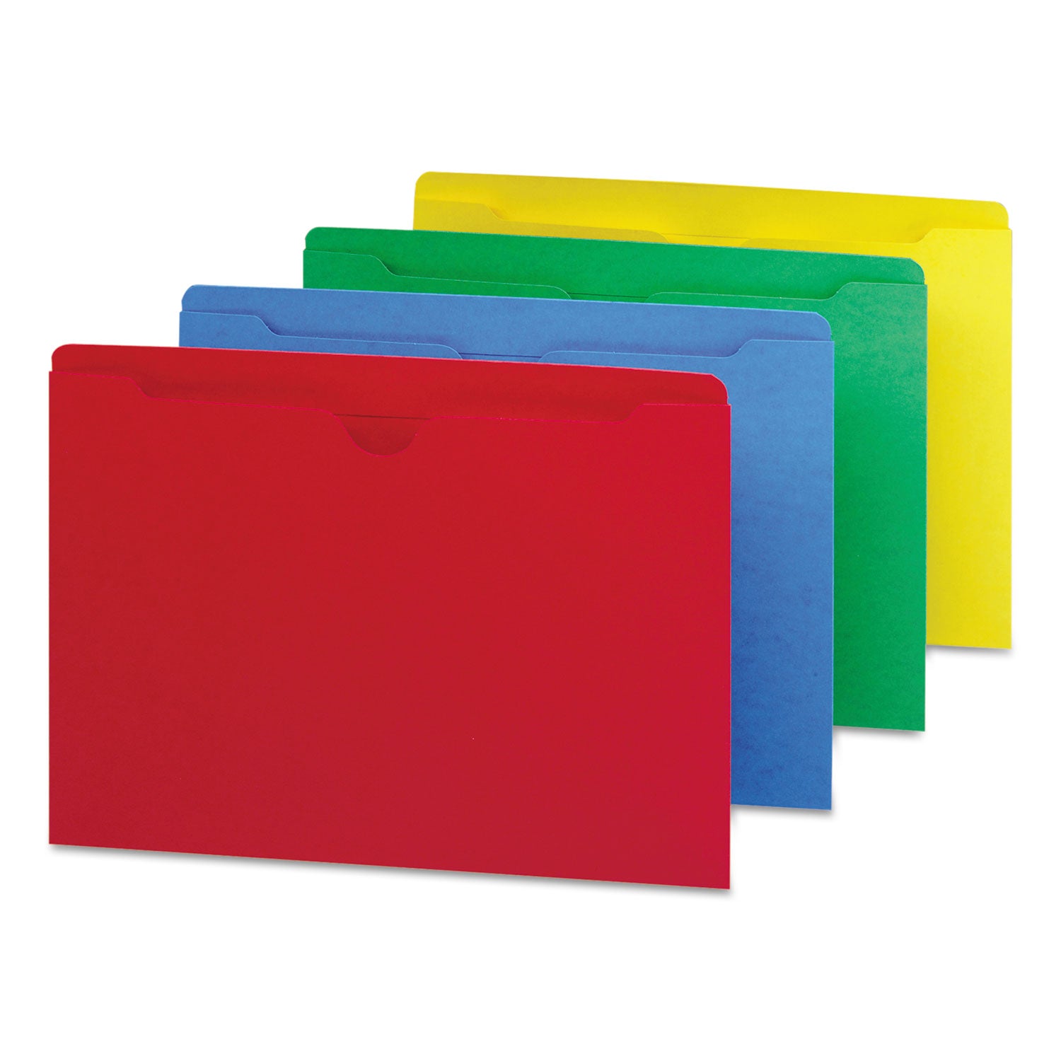 Smead Colored Straight Tab Cut Letter Recycled File Jacket