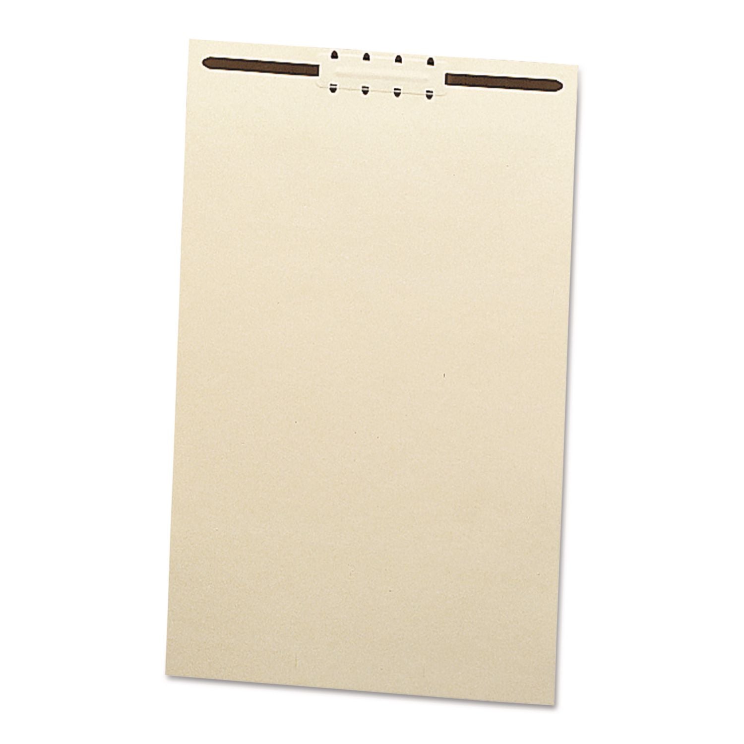 Smead File Backs with Fastener - For Legal 8 1/2" x 14" Sheet - Rectangular - Manila - 100 / Box