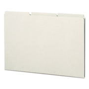 Smead Filing Guides with Blank Tab - Blank Assorted Tab(s) - Legal - Pressboard Tab(s) - 100% Recycled - 50 / Box