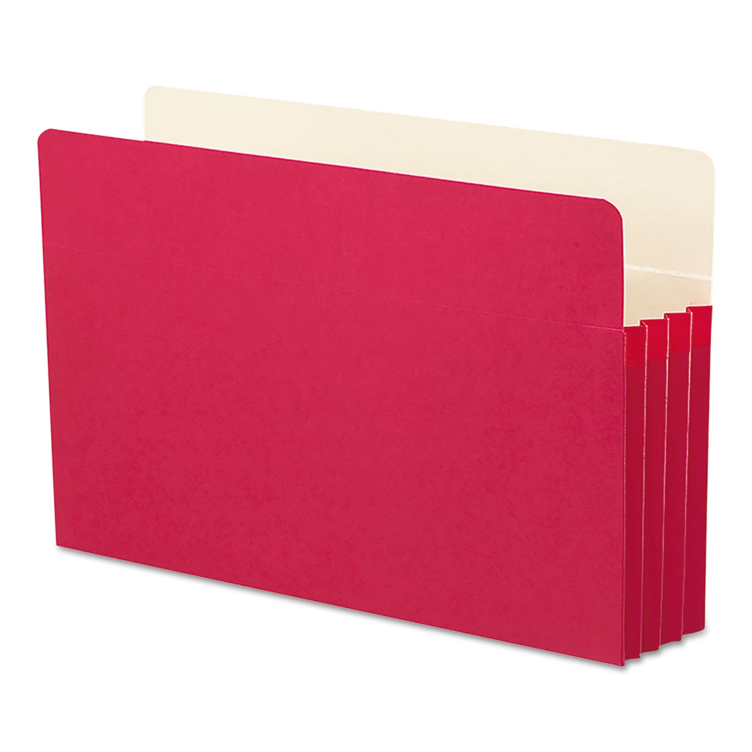 Smead Straight Tab Cut Letter Recycled File Jacket - 8 1/2" x 11" - 1" Expansion - 11 pt. - 2 Plys - Manila - Reinforced, Slip Resistant - 10% Recycled - 50 / Box