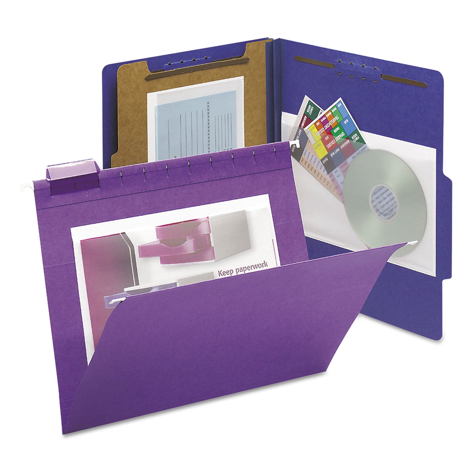 Smead Self-Adhesive Pockets - For 9" x 5 9/16" Sheet - Clear - Poly - 100 / Box