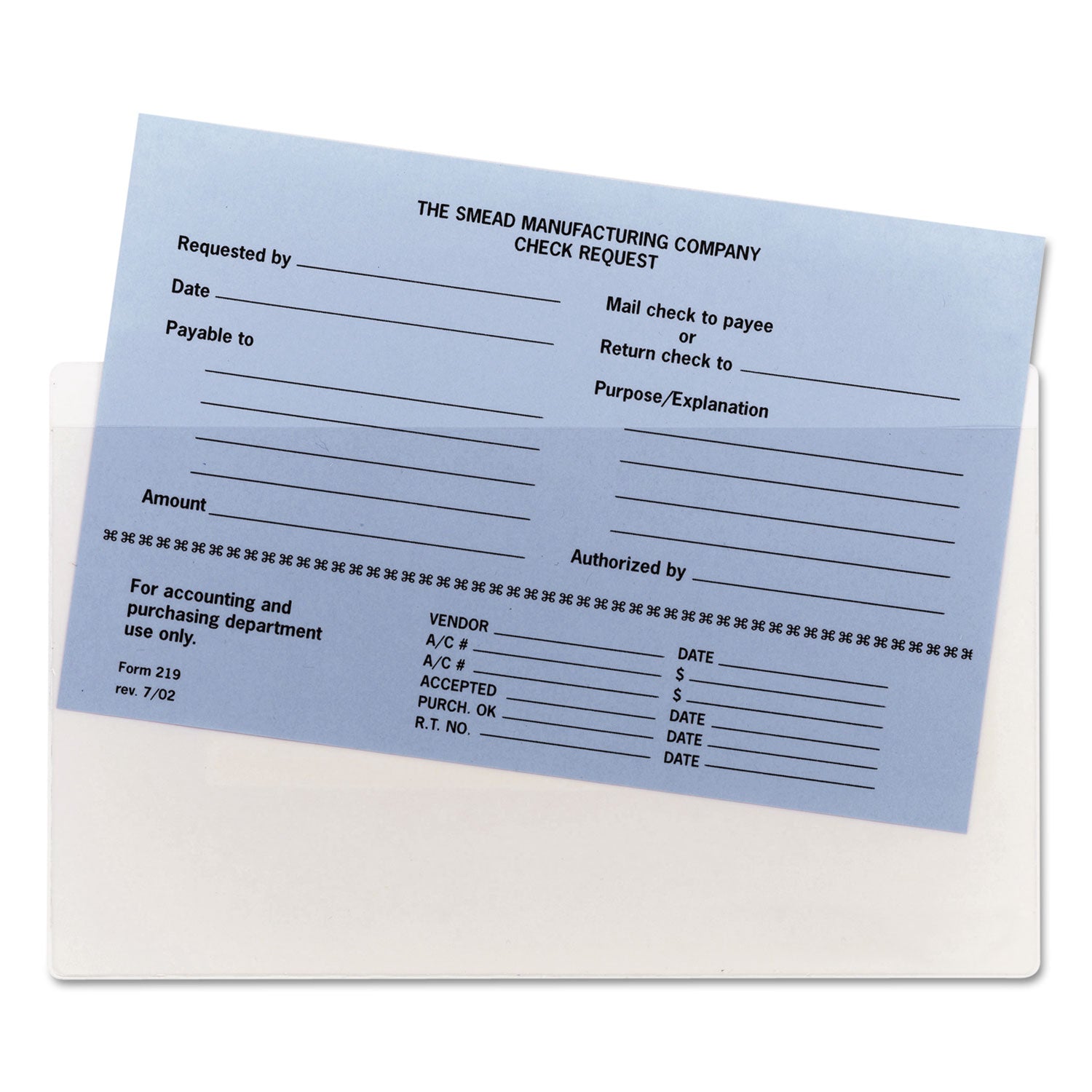 Smead Self-Adhesive Pockets - For 9" x 5 9/16" Sheet - Clear - Poly - 100 / Box