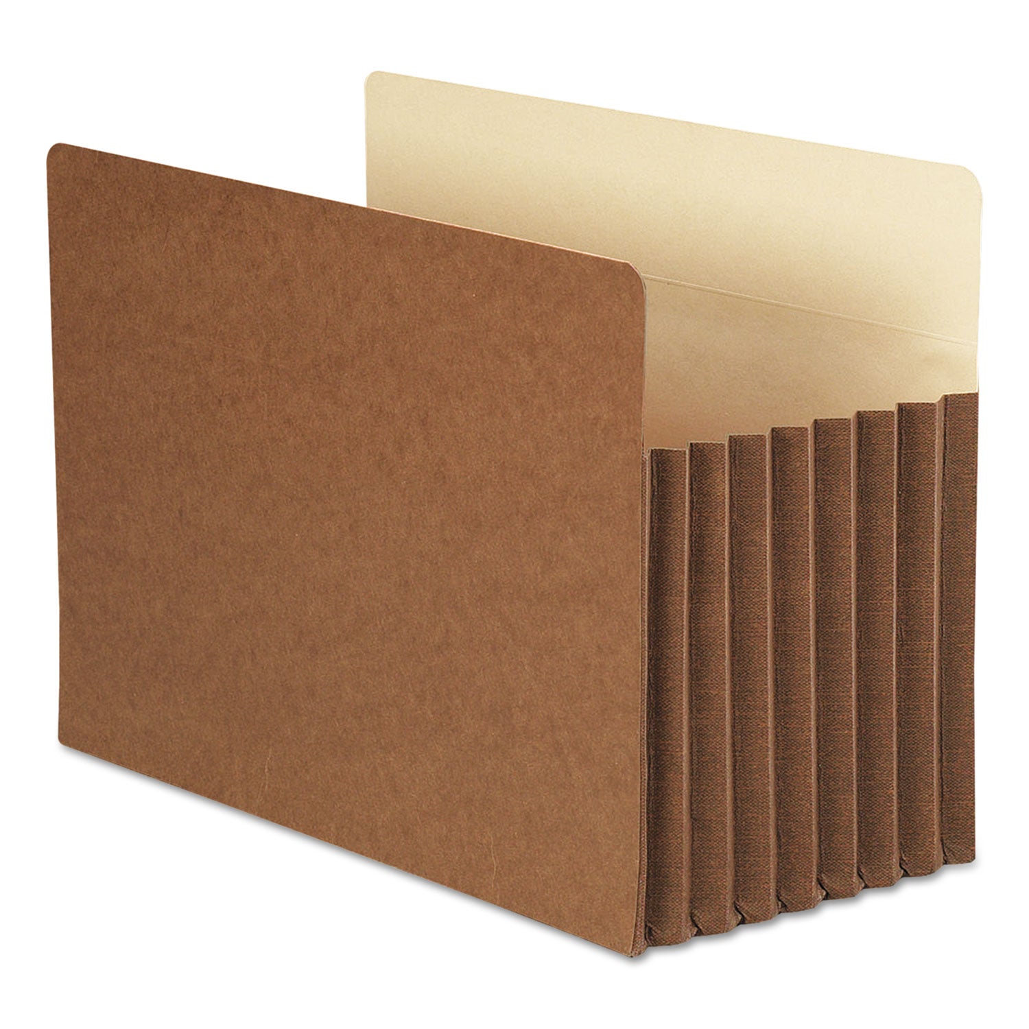 Smead TUFF Straight Tab Cut Legal Recycled File Pocket - 8 1/2" x 14" - 7" Expansion - 12.5 pt. - Redrope - Reinforced, Heavyweight Cover, Tear Resistant - 30% Recycled - 5 / Box