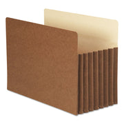 Smead TUFF Straight Tab Cut Legal Recycled File Pocket - 8 1/2" x 14" - 7" Expansion - 12.5 pt. - Redrope - Reinforced, Heavyweight Cover, Tear Resistant - 30% Recycled - 5 / Box