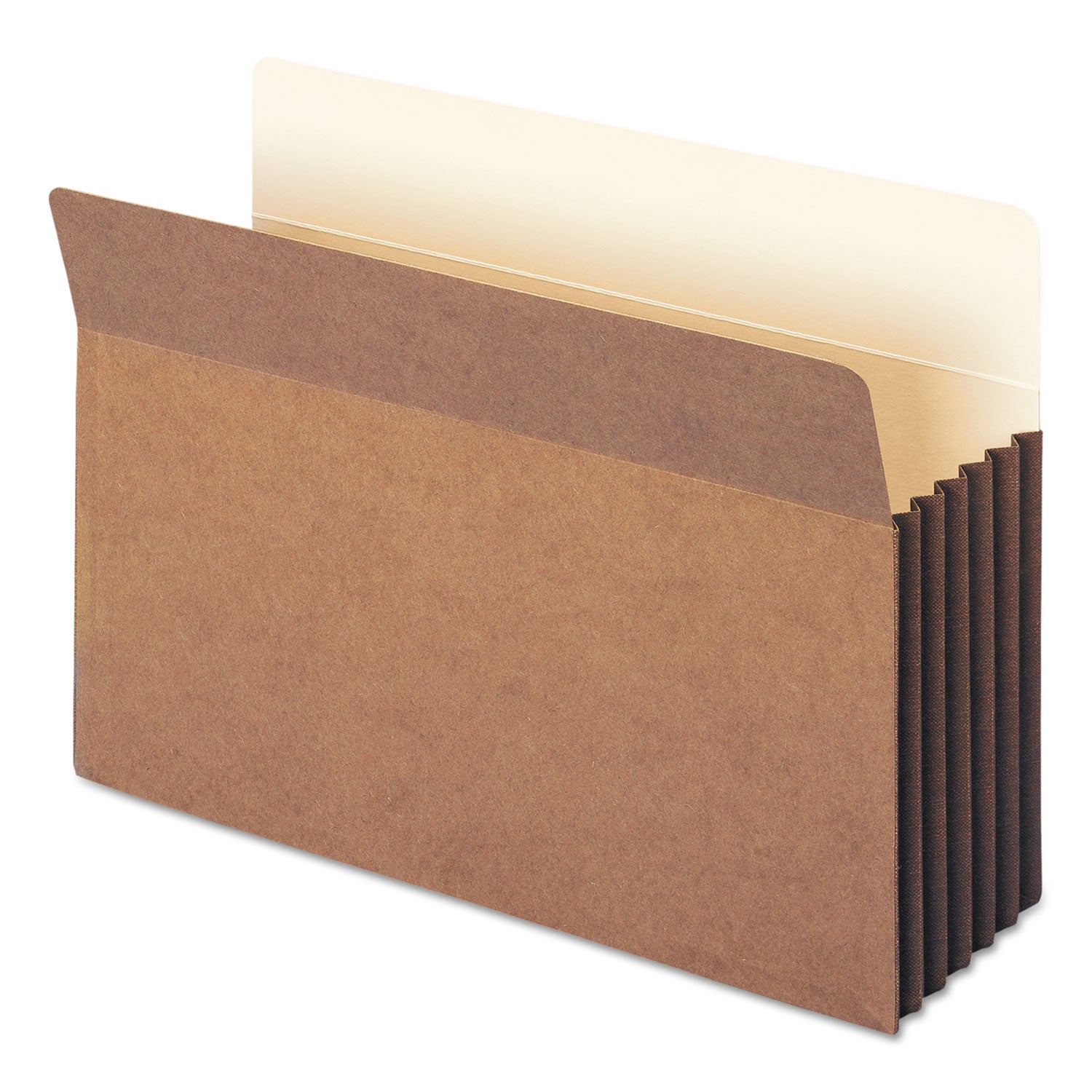 Smead TUFF Straight Tab Cut Legal Recycled File Pocket - 8 1/2" x 14" - 5 1/4" Expansion - Redrope - Reinforced, Heavyweight Cover, Tear Resistant - 30% Recycled - 10 / Box