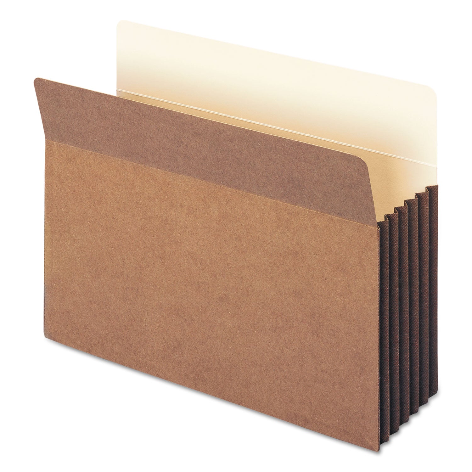 Smead TUFF Straight Tab Cut Letter Recycled File Pocket - 8 1/2" x 11" - 5 1/4" Expansion - 11 pt. - Redrope - Reinforced, Tear Resistant, Heavyweight Cover - 30% Recycled - 10 / Box