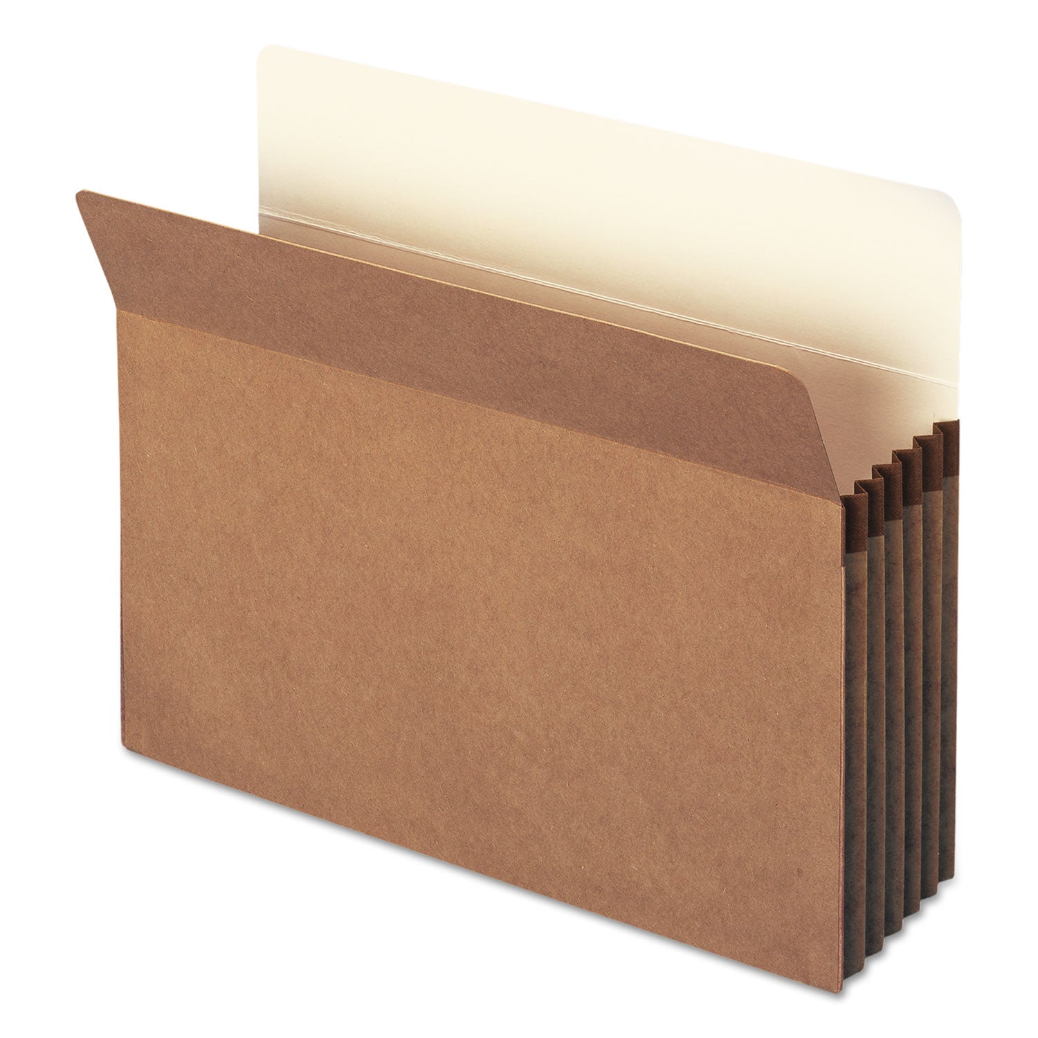 Smead Straight Tab Cut Letter Recycled File Pocket - 8 1/2" x 11" - 5 1/4" Expansion - Redrope - Tear Proof Gusset - 100% Recycled - 10 / Box