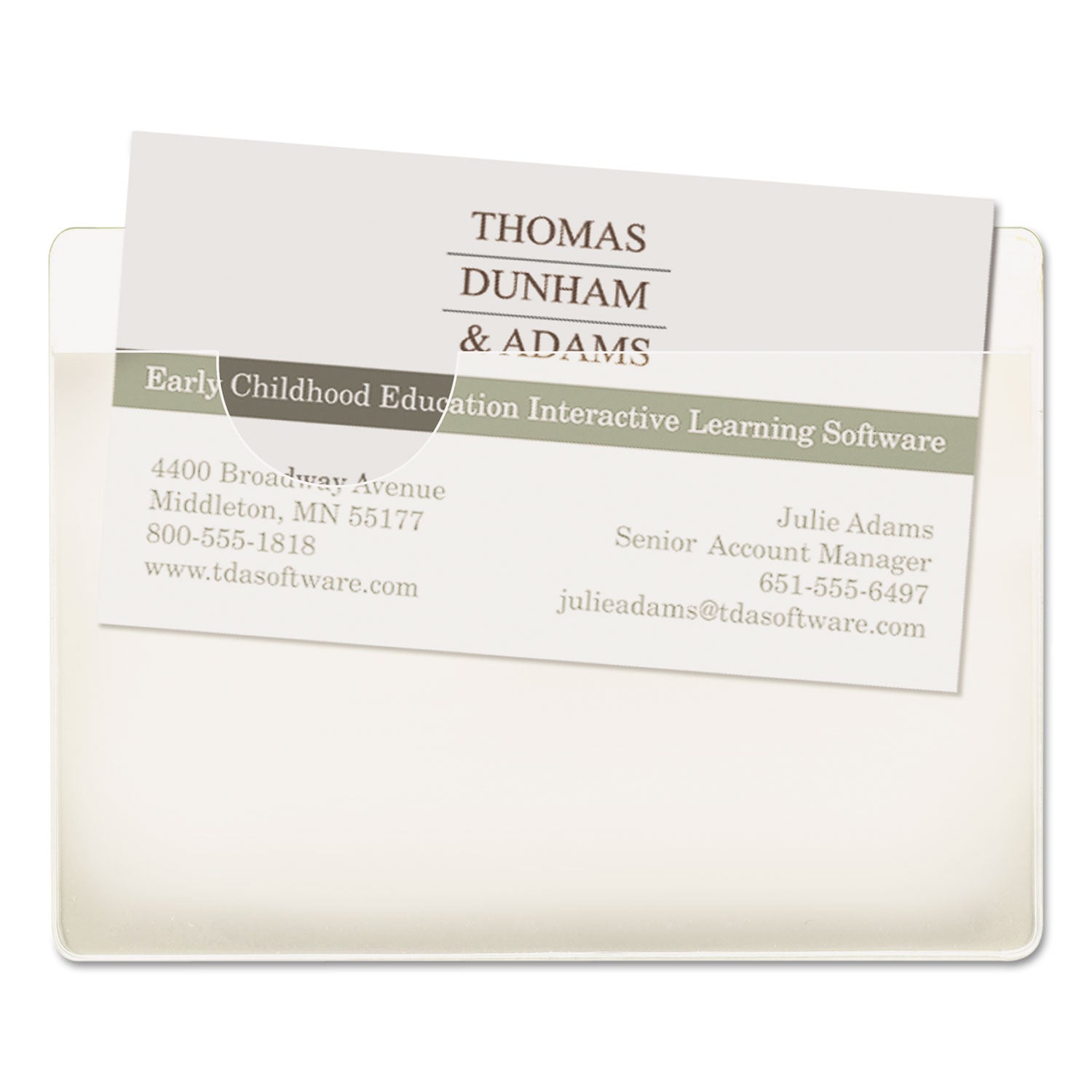 Smead Self-Adhesive Pockets - 3" Length - Clear - Poly - 100 / Box