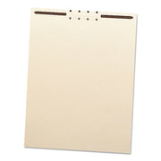 Smead File Backs with Fastener - 8.5" Height x 11.5" Width - 2" Maximum Capacity - For Letter 8 1/2" x 11" Sheet - Rectangular - Manila - 100 / Box