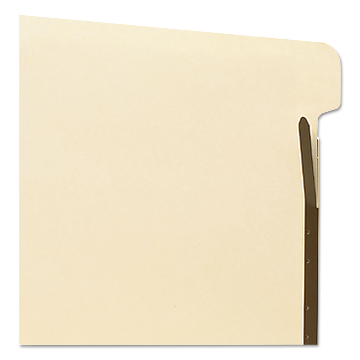 Smead Self-Adhesive Folder Dividers with Twin-Prong Fastener - For Letter 8 1/2" x 11" Sheet - Manila - Manila - 25 / Pack