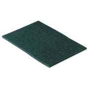 Scotch-Brite General-Purpose Scouring Pads - 6" Width x 9" Length - 10 / Pack - Synthetic Fiber - Green