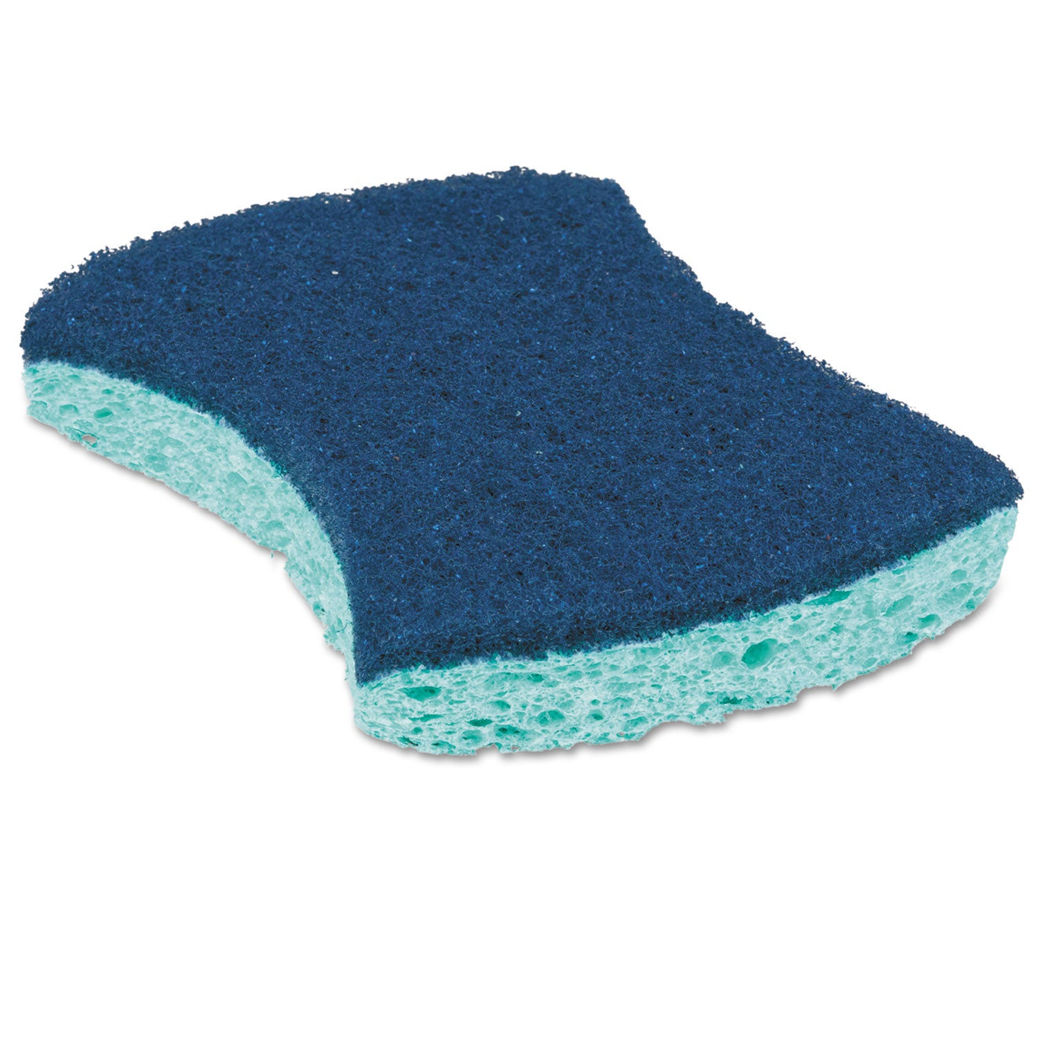 Scotch-Brite Power Sponges - 0.7" Height x 4.5" Width x 2.8" Depth - 1 Pack - Aqua