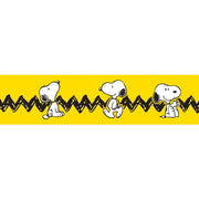 Eureka 2.25" X 37' Peanuts Yellow with Snoopy Deco Trim, 12 Pack (EU-845253)