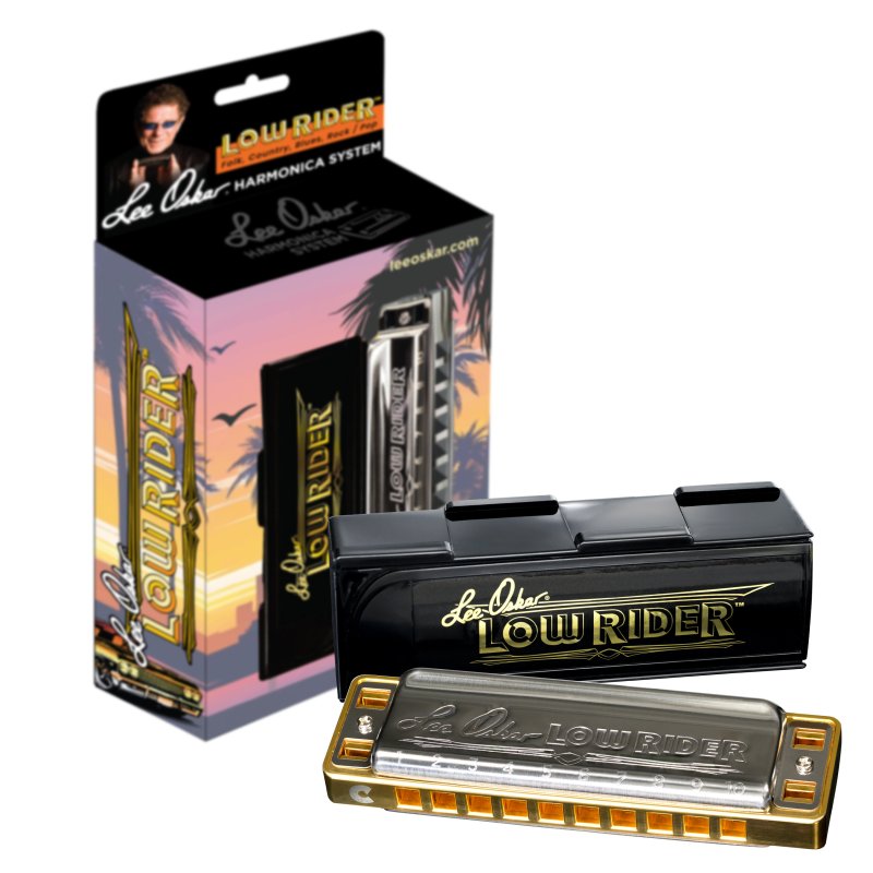 Lee Oskar 1975P-C-LTD Lowrider Key Of C Major Diatonic - Limited Edition Gold Comb