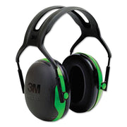 Recommended for: Food Processing, Metalworking, Manufacturing, Printing, Automotive, Construction, Mining, Woodworking, Airport - Noise Reduction Rating Protection - Black/Green - 1 Each