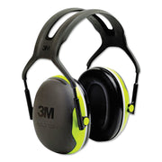 Noise, Noise Reduction Rating Protection - Steel, Steel - Black, Green - Lightweight, Comfortable, Cushioned, Adjustable Headband, Durable - 1 Each
