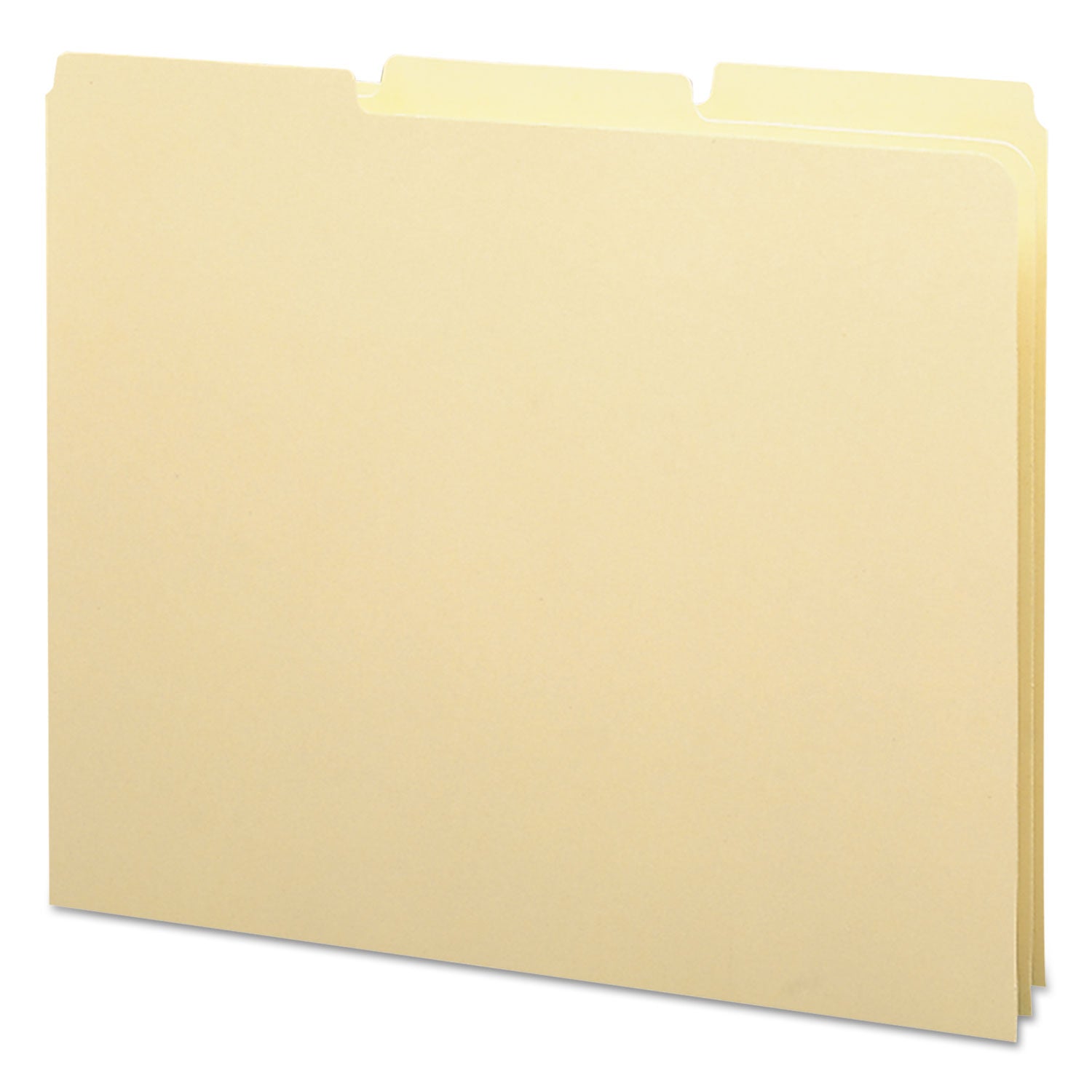 Smead Filing Guides with Blank Tab - Blank Assorted Tab(s) - Letter - Manila Tab(s) - 10% Recycled - 100 / Box