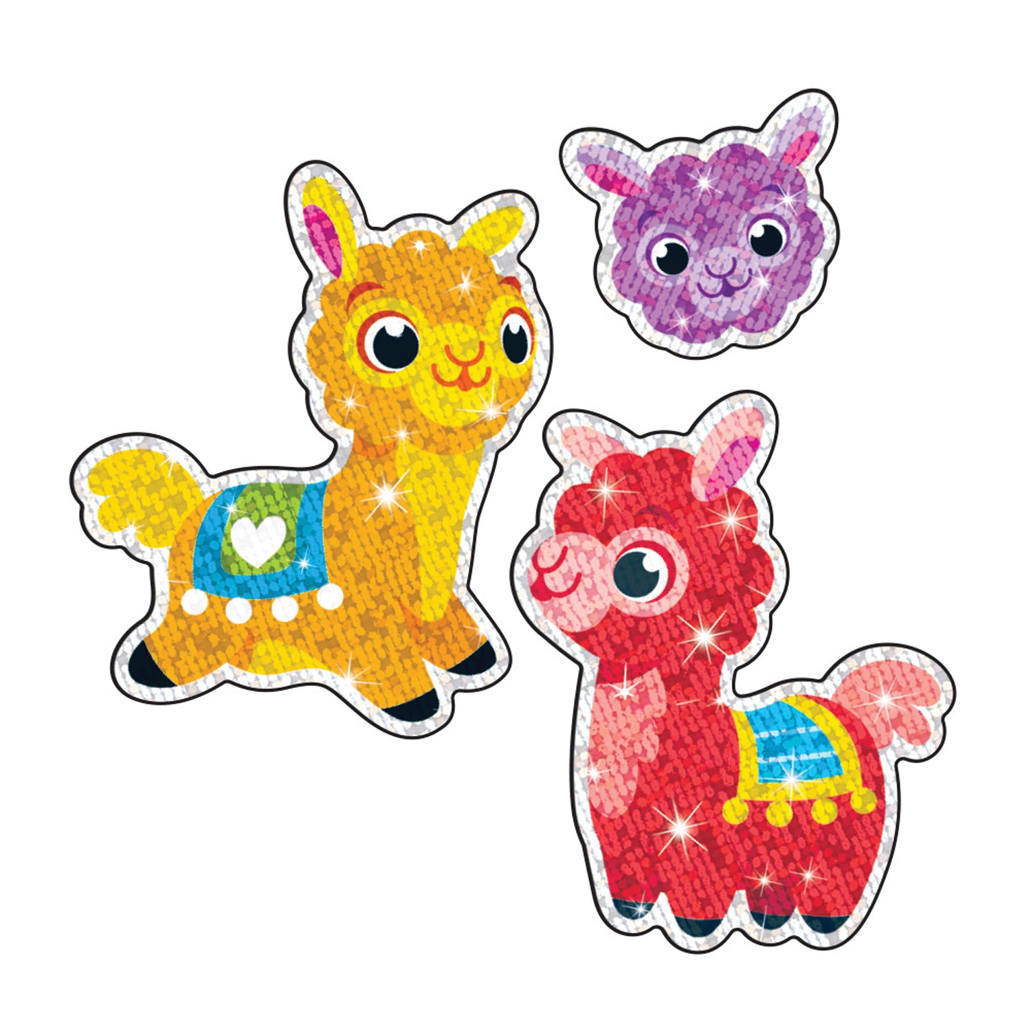 Llama Llove Sparkle Stickers®, 20 Count