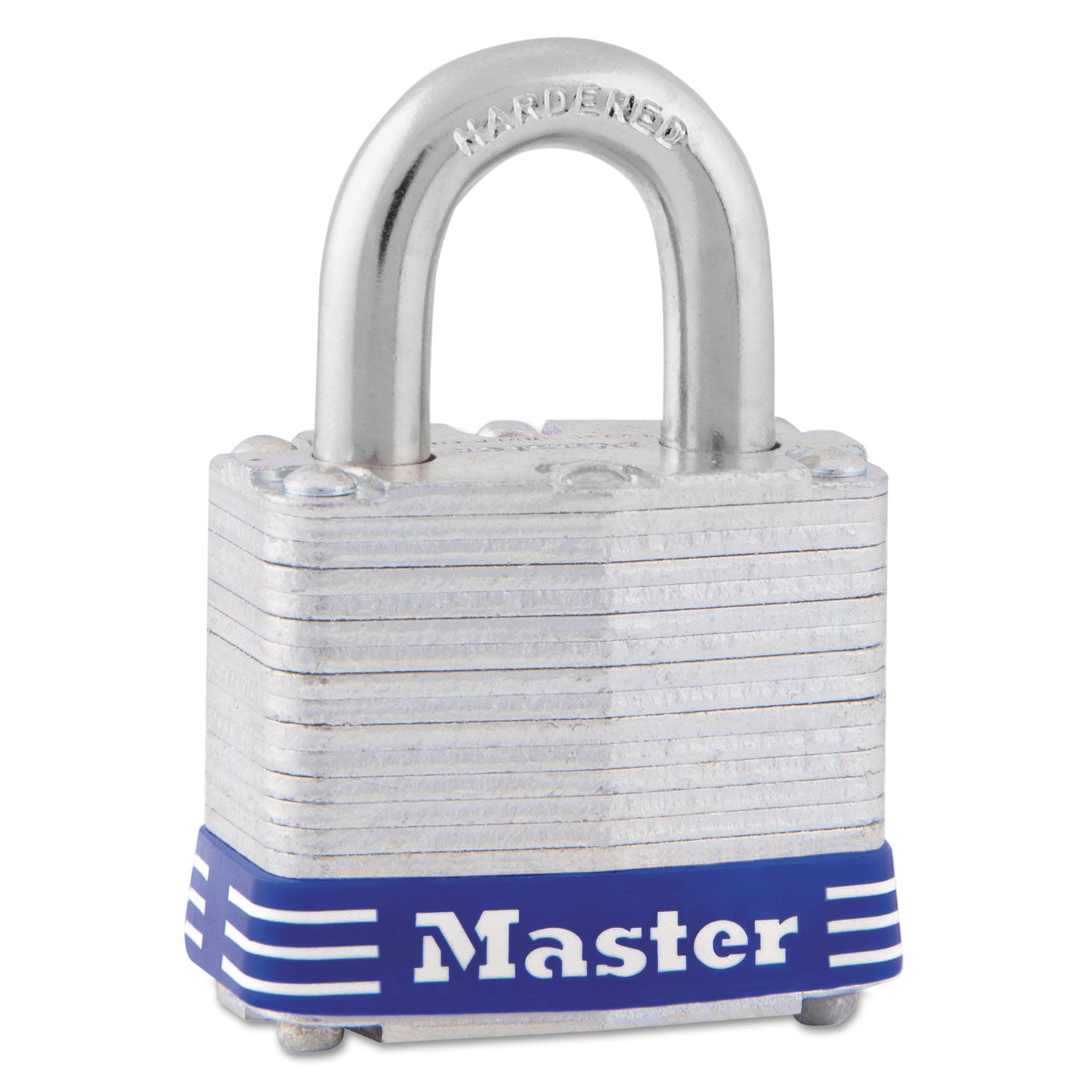 Master Lock High Security Padlock - Keyed Different - 0.28" Shackle Diameter - Cut Resistant, Rust Resistant - Steel - Silver - 1 Each