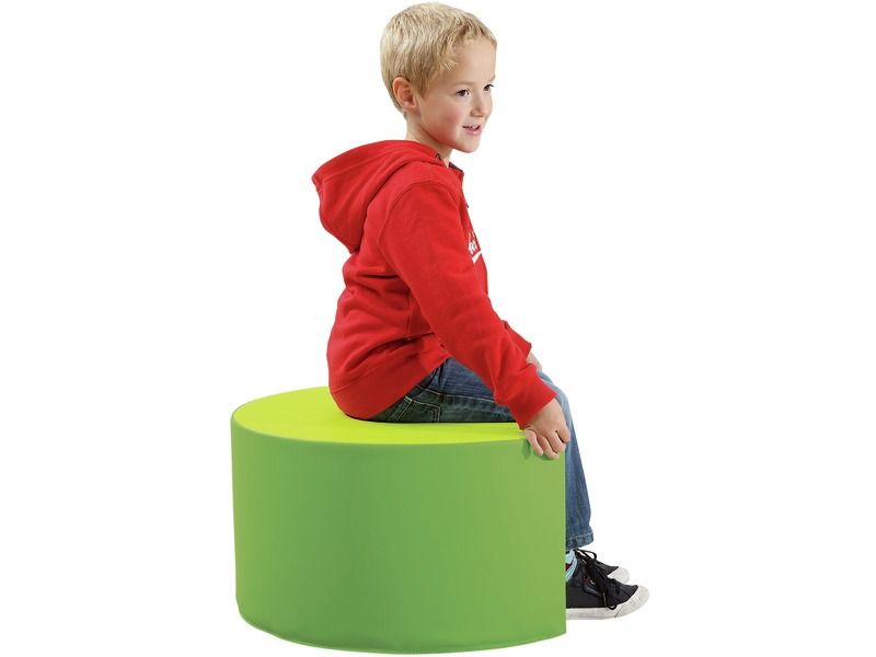 Luna Pouffe Large Size - Green/Light Green